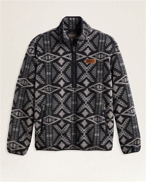 Men S Half Zip Fleece Jacket Pendleton