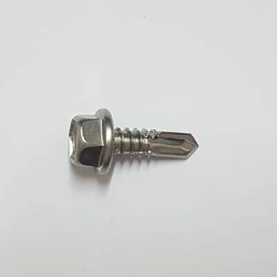 PIAS Self Drilling Screw Hex M6x19MM SS410 Passivated Fasten