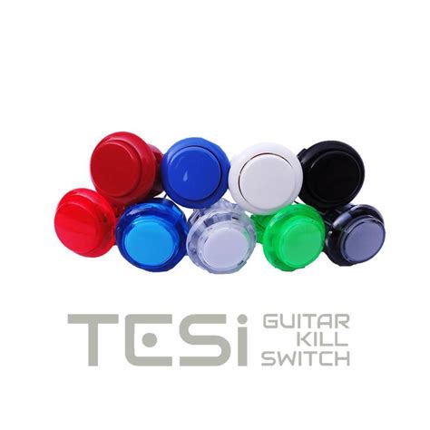 Tesi Dito Snap In Mm Momentary Arcade Button Guitar Kill Switch Solid