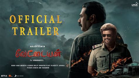 Vettaiyan Official Trailer Rajinikanth Manju Warrior Aniruth