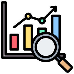 Étude de marché Icônes affaires et finances gratuites