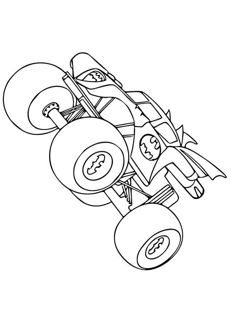 Batman Monster Truck Coloring Pages