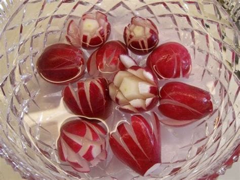 how to make rose radishes