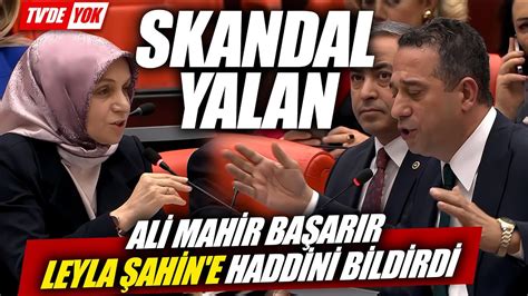 Mecliste Akp Li Leyla Ahin Skandal Yalana Imza Att Chp Li Ba Ar R