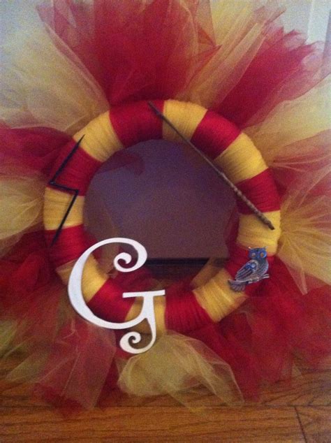 Harry Potter Wreath I Made Wand Hp G Gryffindor Harry Potter