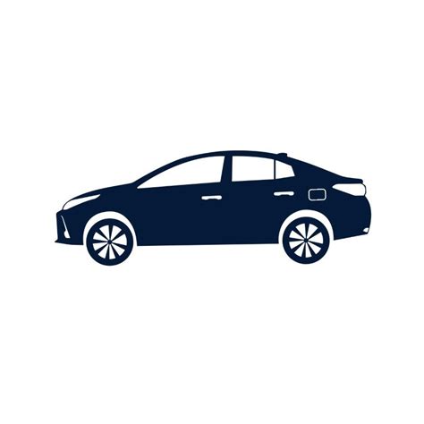 Car Silhouette PNG Abstract Car Vehicla Navy Blue Design Vector - freepng