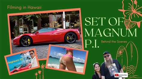 Set Of Magnum P I Behind The Scenes Look Famous Ferrari Of