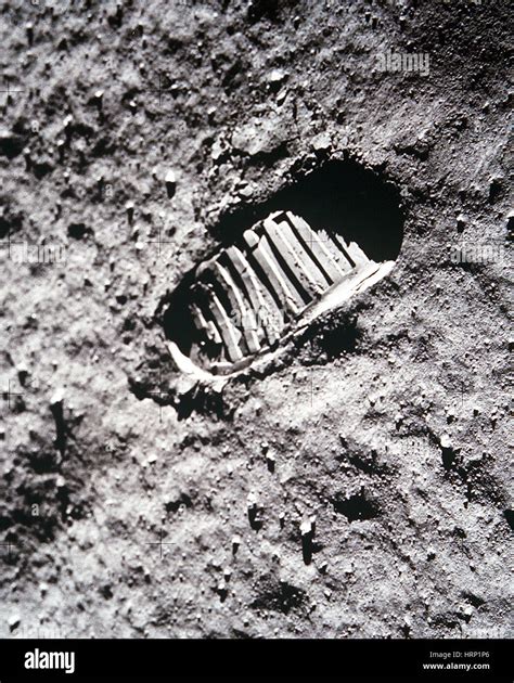 Apollo 11 Footprint on the Moon Stock Photo, Royalty Free Image ...