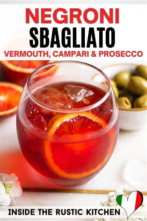 Negroni Sbagliato Recipe Cocktail Recipes Easy Cocktail Drinks