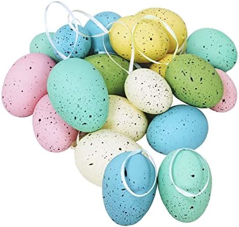 Amazon Juvale Easter Egg Ornaments In Colorful Metallic Gold