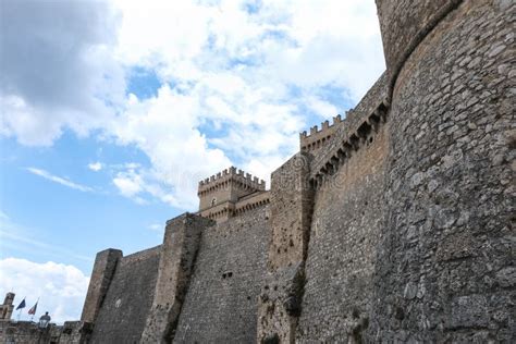 Medieval Castle of Celano Abruzzo Italy Stock Image - Image of ancient ...