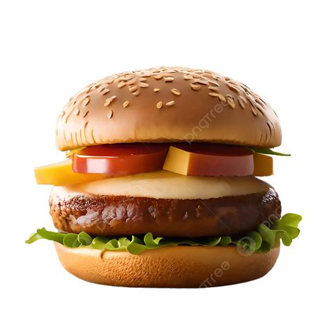 Fast Food Beef Burger Food Burger Meal Png Transparent Clipart Image