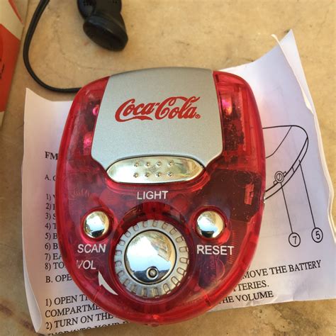 Coca Cola F M Scan Radio Complete In Original Box With Hebrew And