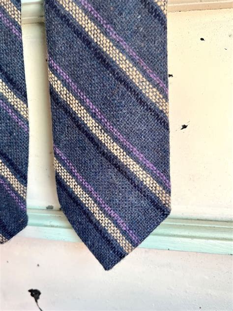 Vintage Mens Striped Necktie Gem