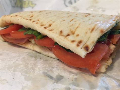 subway flatbread white