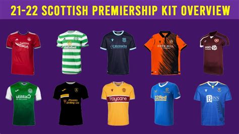 2021 22 Scottish Premiership Kit Overview All Scottish Premiership 21