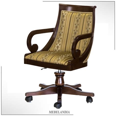 Дизайнерское кресло руководителя Глори-2К на колесиках из массива ...