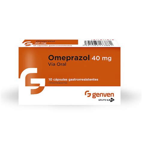 Omeprazol 40mg 10 Capsulas Genven