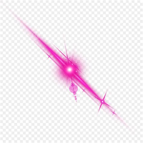 Lens Flare Transparent PNG Image Pink Lens Flare Realistic Neon Light