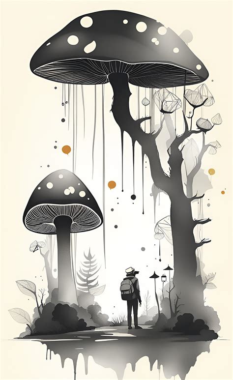 Download Ai Generated Mushrooms Fantasy Royalty-Free Stock Illustration ...