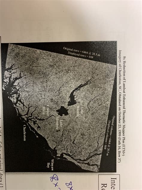 8x Reduction Of Landsat Enhanced Thematic Mapper Plus