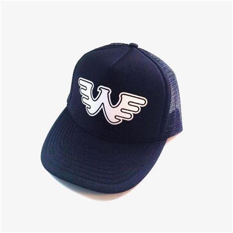 Waylon Jennings Symbol Flying W Trucker Hat - Black - Waylon Jennings Merch Co.