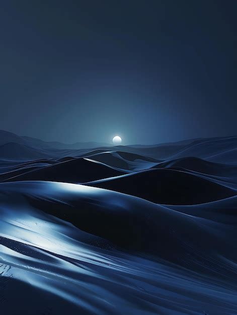 Premium Photo Dark Desert Dreamscape In Minimalist HighDef