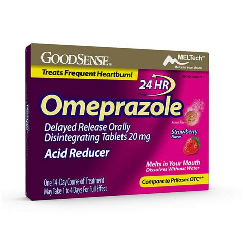 Goodsense Omeprazole Delayed Release Orally Disintegrating Tablets 20 Mg Acid Reducer