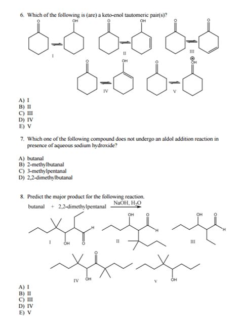 Oneclass I Need Some Ochem Help Which Of The Following Is Are A