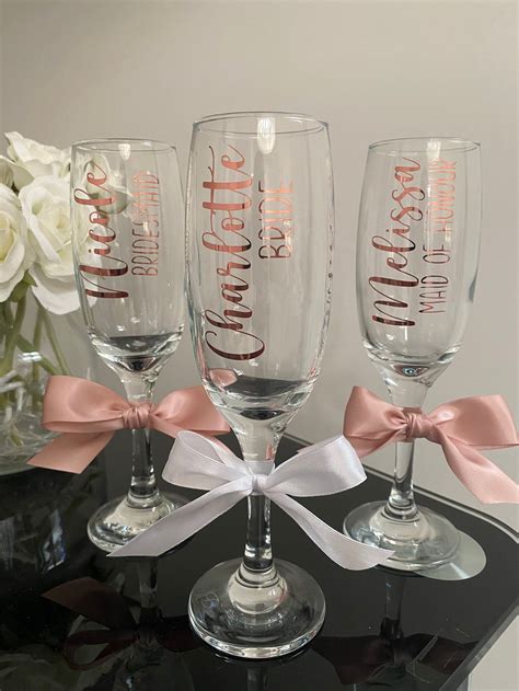 Personalised Prosecco Glasses - Etsy