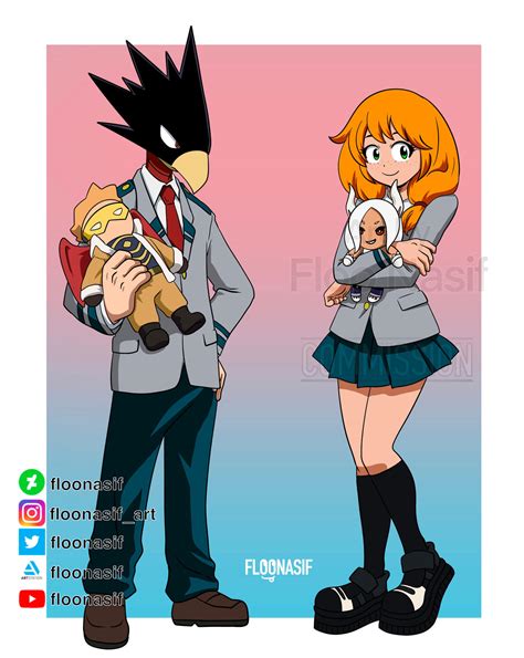 Fumikage Tokoyami Y Oc Commission By Floonasif On Deviantart