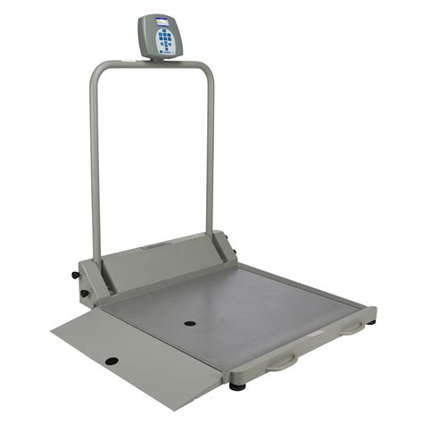 Health O Meter Digital Wheelchair Ramp Scale Large Platform