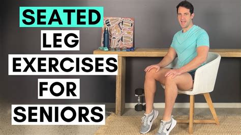 14 Minute Seated Leg Workout For Seniors Strengthen Your Legs YouTube