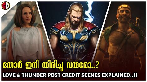 Thor Love And Thunder Ending And Post Credit Scenes Explained In Malayalamsuperclips Youtube