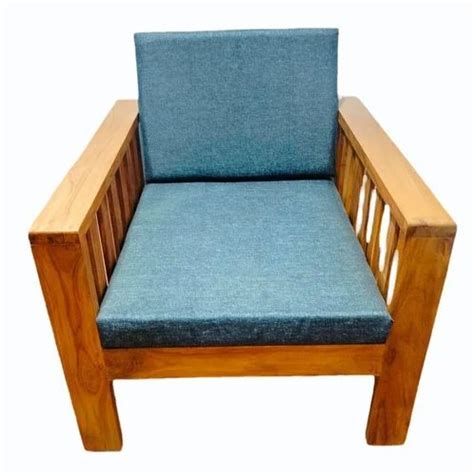 36 Inch Teak Wood Sofa Chair With Cushion At Rs 3500 In Chelakkara