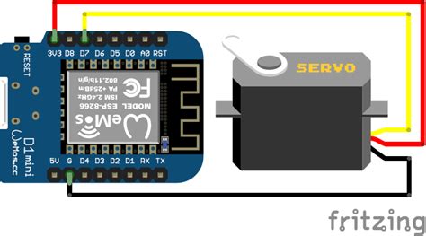 Interfacing Servo Motor With Esp Arduino Arduino Projects Esp