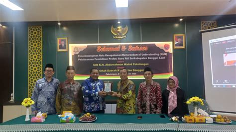 Penandatanganan Nota Kesepahaman Memorandum Of Understanding Antara