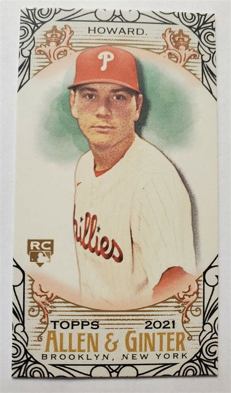 2021 Topps Allen Ginter Spencer Howard 29 Black Border Mini