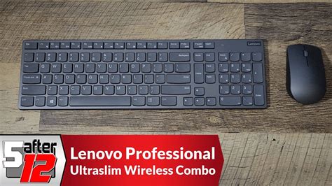 Lenovo Professional Ultraslim Wireless Combo Keyboard And Mouse Youtube