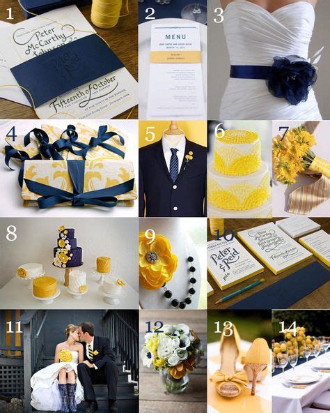 56 Navy & Yellow Wedding ideas | yellow wedding, navy yellow weddings ...