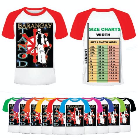 Barangay Tanod Raglan T Shirt Sublimation Print Shopee Philippines