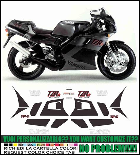 Amazonfr Kit Adesivi Decal Stickers Yamaha Tzr 125 R 1991 4dl