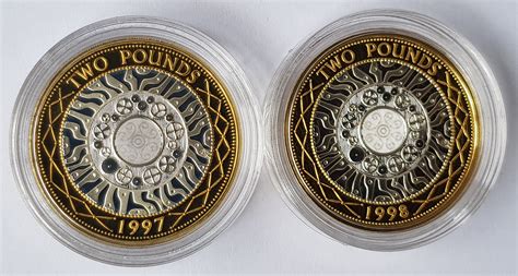 United Kingdom Silver Proof Two Coin Set For Sale