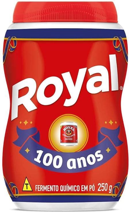 Fermento Para Bolo Royal - Fermento em Pó para Bolos, Biscoitos e Pães Royal 250G