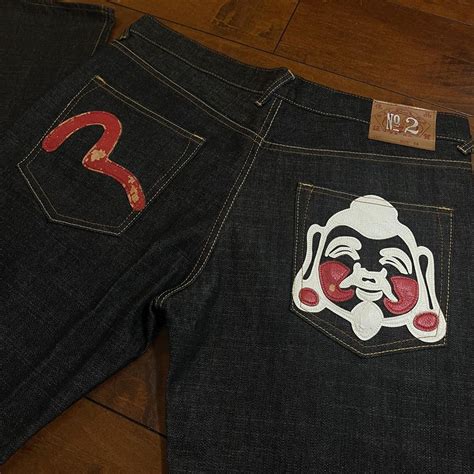 Y2k Evisu Buddha Vintage Jeans Crazy Evisu Jeans Depop