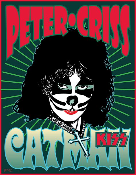 Peter Criss Of Kiss Retrato Para El álbum En Solitario De Etsy España