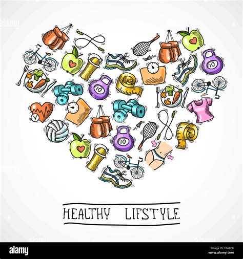 Fitness sketch poster Stock Vector Image & Art - Alamy