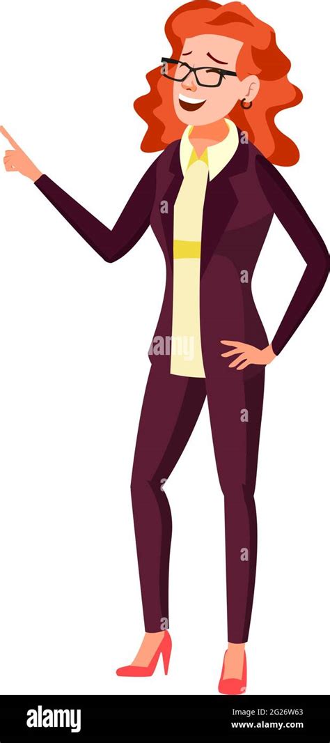 redhead woman laughing from fun joke in comedy club cartoon vector ...