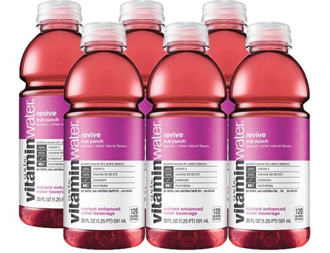 Amazon Vitamin Water Revive Fruit Punch Electrolyte Enhanced