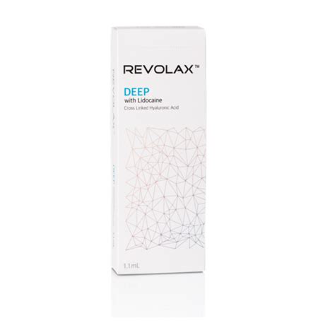 Hyaluronic Acid Dermal Fillers Revolax® Deep Lidocaine Hyaluronic